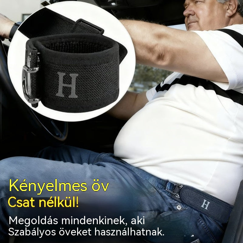 【50% kedvezmény korlátozott ideig!】Állítható és kényelmes deréköv rugalmas, univerzális tépőzáras zárral