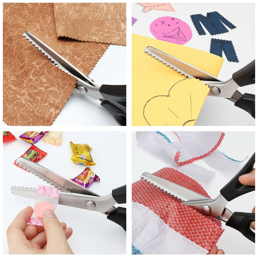🔥✂️【50% OFF!】Cikk-cakk olló szövethez, 5 méretben kapható