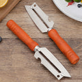 【Vásárolj 1-t, kapsz 1-t ingyen!】 Multifunkcionális konyhai hámozó: Rozsdamentes acélból készült, ergonomikus fogantyúval, ideális gyümölcsökhöz, zöldségekhez és húshoz