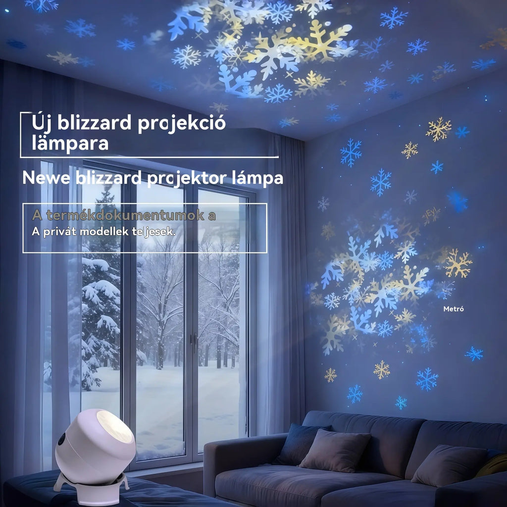 【50% akció】 Dinamikus forgó LED projektor