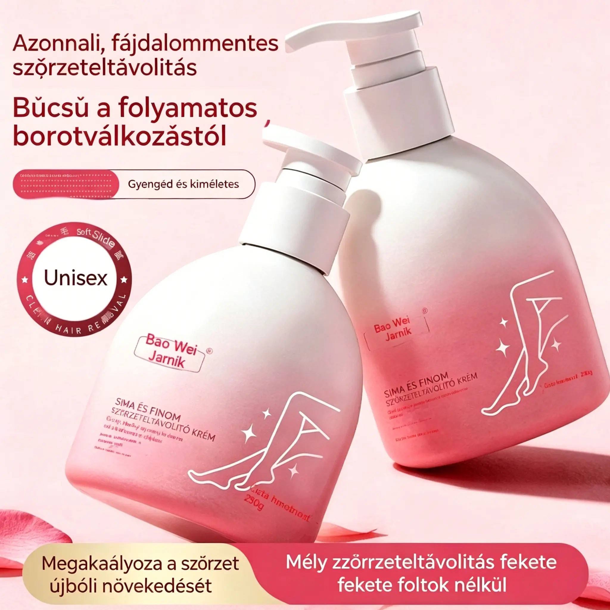 Gyengéd és bőrbarát szőrtelenítő készlet | Korlátozott ideig érvényes ajánlat