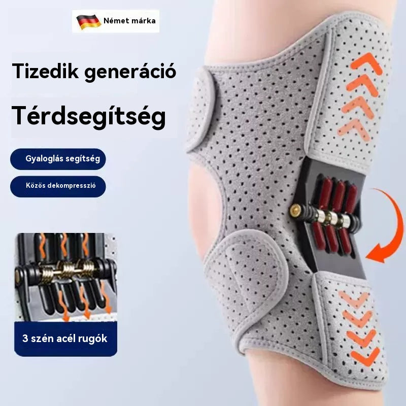 Térdtámasztó sportsegítő, amely védi a térdet