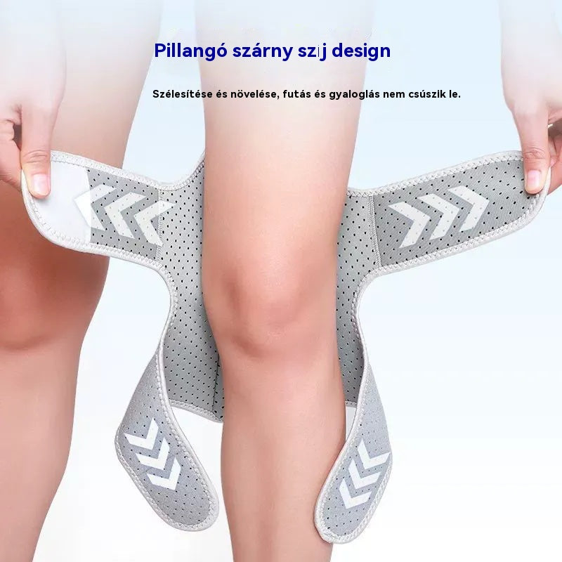 Térdtámasztó sportsegítő, amely védi a térdet