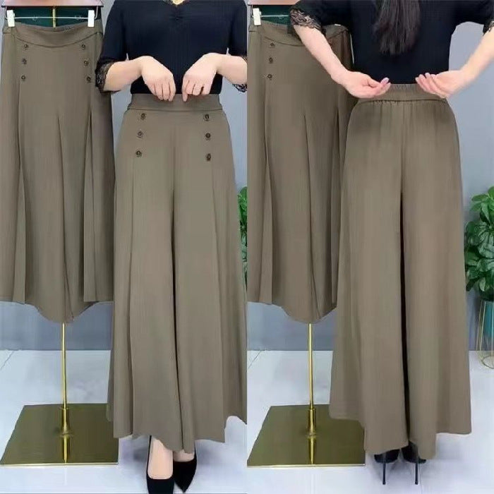 【Időkorlátos 50% kedvezmény】【M–5XL】Női magas derekú, bőszárú szoknya