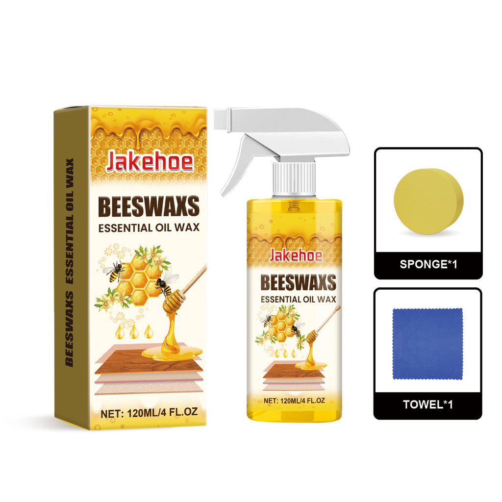 120 ml-es fa polírozó spray (szivaccsal és kendővel) bútorok ápolására, repedések megelőzésére és a festék védelmére