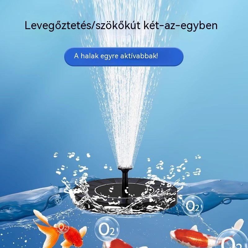 Napenergiás szökőkút