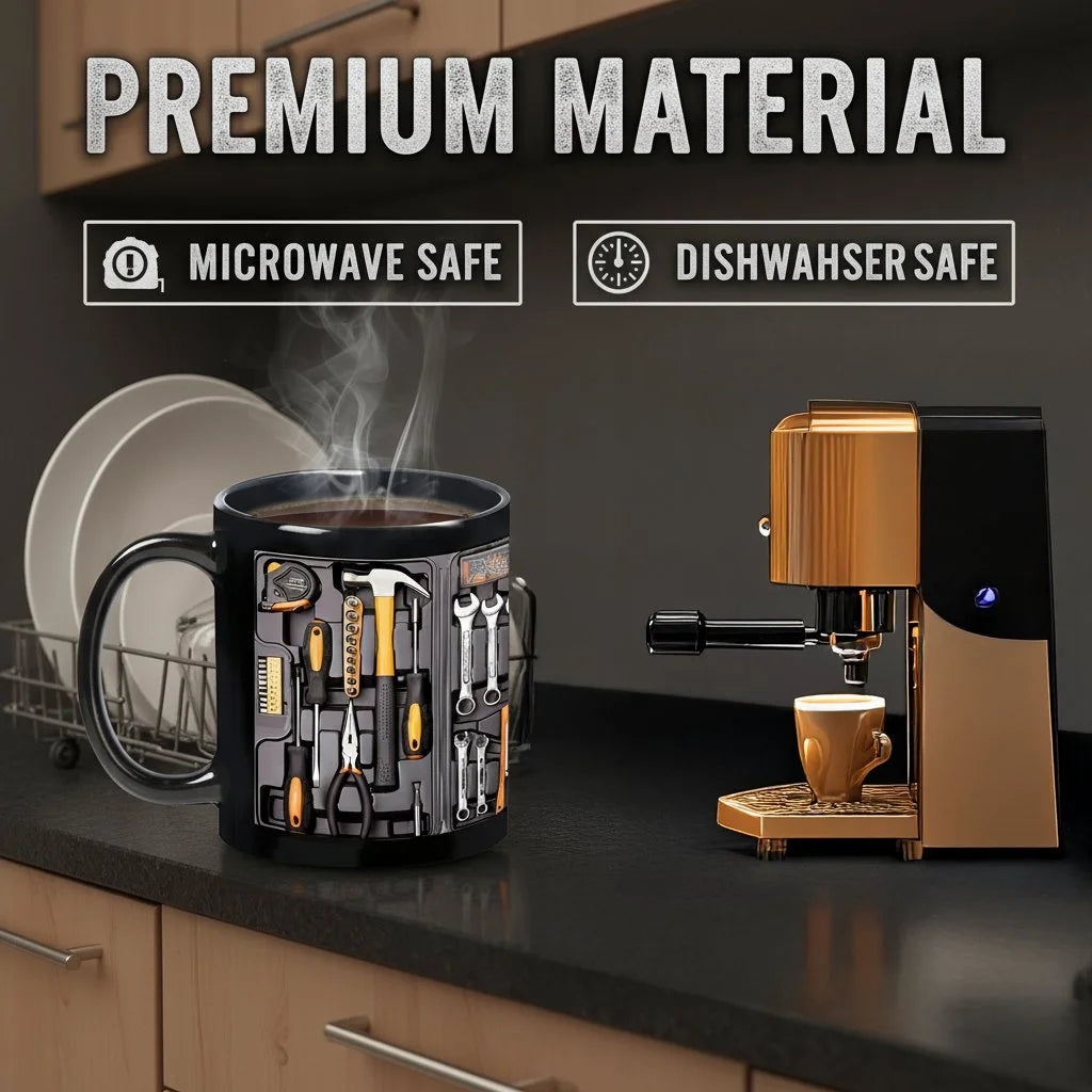 【Korlátozott ideig 50% kedvezmény!】🔥☕Végső szerelő szerszámkészlet Bögre